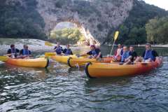canoe vallon pont d'arc